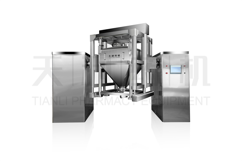 HFD 双立柱提升夹紧料斗混合机